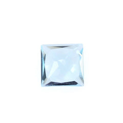 SKY BLUE TOPAZ PRINCESS CUT SQUARE 4MM 0.40 Cts.