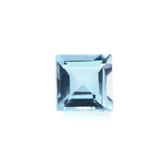 SKY BLUE TOPAZ CUT SQUARE 4MM 0.40 Cts.