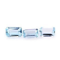 SKY BLUE TOPAZ CUT OCTAGON 5X3MM 0.31 Cts.