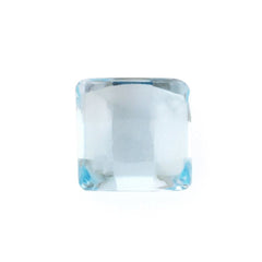 SKY BLUE TOPAZ BUFFTOP CHESS CUT CUSHION 6MM 1.50 Cts.