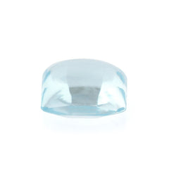 SKY BLUE TOPAZ BUFFTOP CHESS CUT CUSHION 6MM 1.50 Cts.