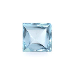 SKY BLUE TOPAZ PYRAMID SQUARE CAB 5MM 0.97 Cts.