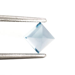 SKY BLUE TOPAZ PYRAMID SQUARE CAB 5MM 0.97 Cts.