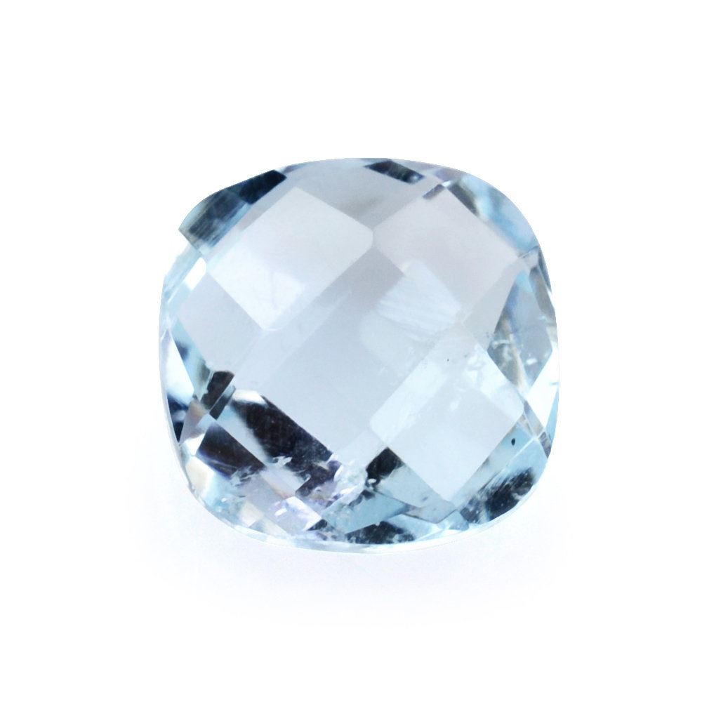 SKY BLUE TOPAZ BRIOLETTE CUSHION (SI) 7MM 1.68 Cts.