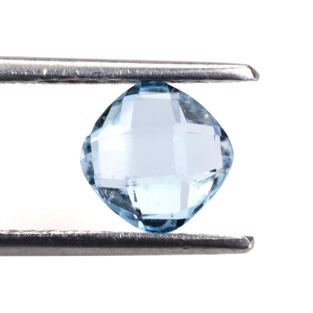 SKY BLUE TOPAZ BRIOLETTE CUSHION (SI) 7MM 1.68 Cts.