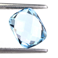 SKY BLUE TOPAZ BRIOLETTE CUSHION 10X8MM 3.18 Cts.