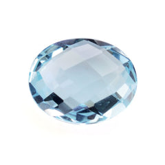 SKY BLUE TOPAZ BRIOLETTE OVAL 10X8MM 2.85 Cts.