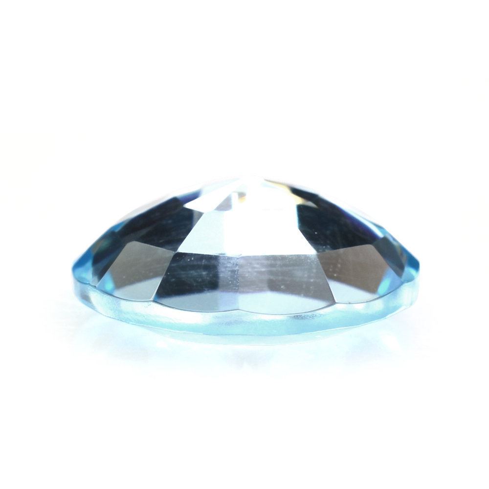 SKY BLUE TOPAZ CUT ROUND (STEP CUT BACK ) 10MM 3.48 Cts.