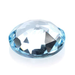 SKY BLUE TOPAZ CUT ROUND (STEP CUT BACK ) 10MM 3.48 Cts.