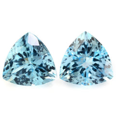 SKY BLUE TOPAZ CUT TRILLION 14MM 10.62 Cts.