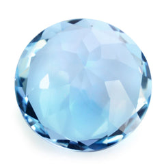 SKY BLUE TOPAZ CUT ROUND 14MM 11.67 Cts.