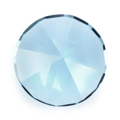 SKY BLUE TOPAZ MIRROR CUT ROUND 12MM 6.57 Cts.