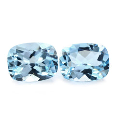 SKY BLUE TOPAZ CUT CUSHION 9X7MM 2.30 Cts.