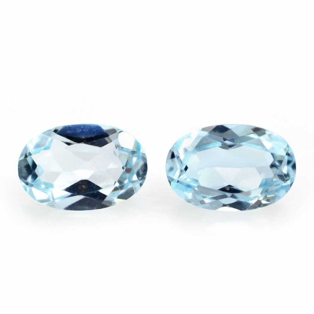 SKY BLUE TOPAZ CUT OVAL 5.50X3.50MM 0.45 Cts.