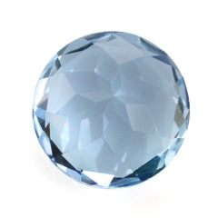 SKY BLUE TOPAZ CUT ROUND 9.50MM 4.40 Cts.