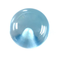 SKY BLUE TOPAZ PLAIN BALLS (HALF DRILL 0.80MM) 10MM 9.75 Cts.