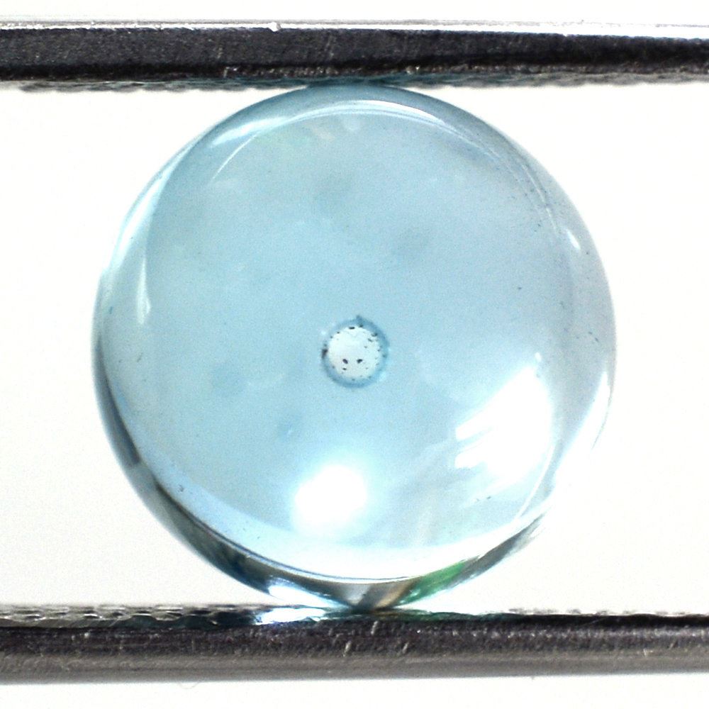 SKY BLUE TOPAZ PLAIN BALLS (HALF DRILL 0.80MM) 10MM 9.75 Cts.
