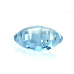 SKY BLUE TOPAZ BRIOLETTE CUSHION (FULL DRILL) (SI) 10MM 5.08 Cts.