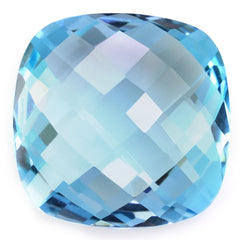 SKY BLUE TOPAZ BRIOLETTE CUSHION 16MM 16.35 Cts.