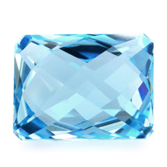 SKY BLUE TOPAZ BRIOLETTE OCTAGON 14X10.50MM 12.15 Cts.