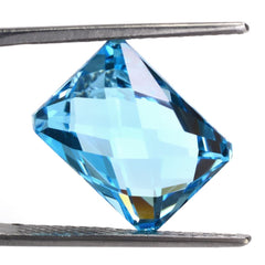 SKY BLUE TOPAZ BRIOLETTE OCTAGON 14X10.50MM 12.15 Cts.