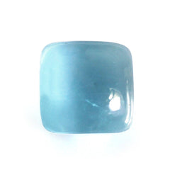 SKY BLUE TOPAZ PLAIN BOTTLE CORK CUSHION 7MM 4.70 Cts.