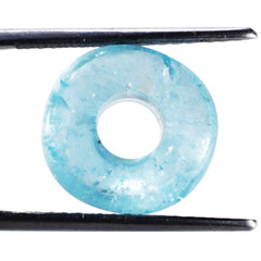 SKY BLUE TOPAZ ORAGANIC ROUND BEADS (DES#155) (SI/HI) 14MM 11.64 Cts.