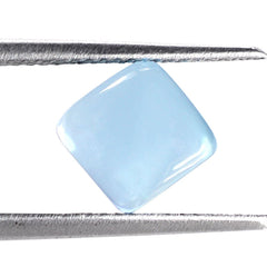 SKY BLUE TOPAZ PLAIN BOTTLE CORK CUSHION 7MM 4.75 Cts.