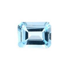 SKY BLUE TOPAZ STEP CUT OCTAGON (NORMAL/CLEAN) 8X6MM 1.71 Cts.