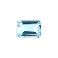 SKY BLUE TOPAZ STEP CUT OCTAGON (TOP/CLEAN) 7X5MM 1.25 Cts.