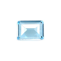 SKY BLUE TOPAZ STEP CUT OCTAGON (TOP/CLEAN) 7X5MM 1.25 Cts.