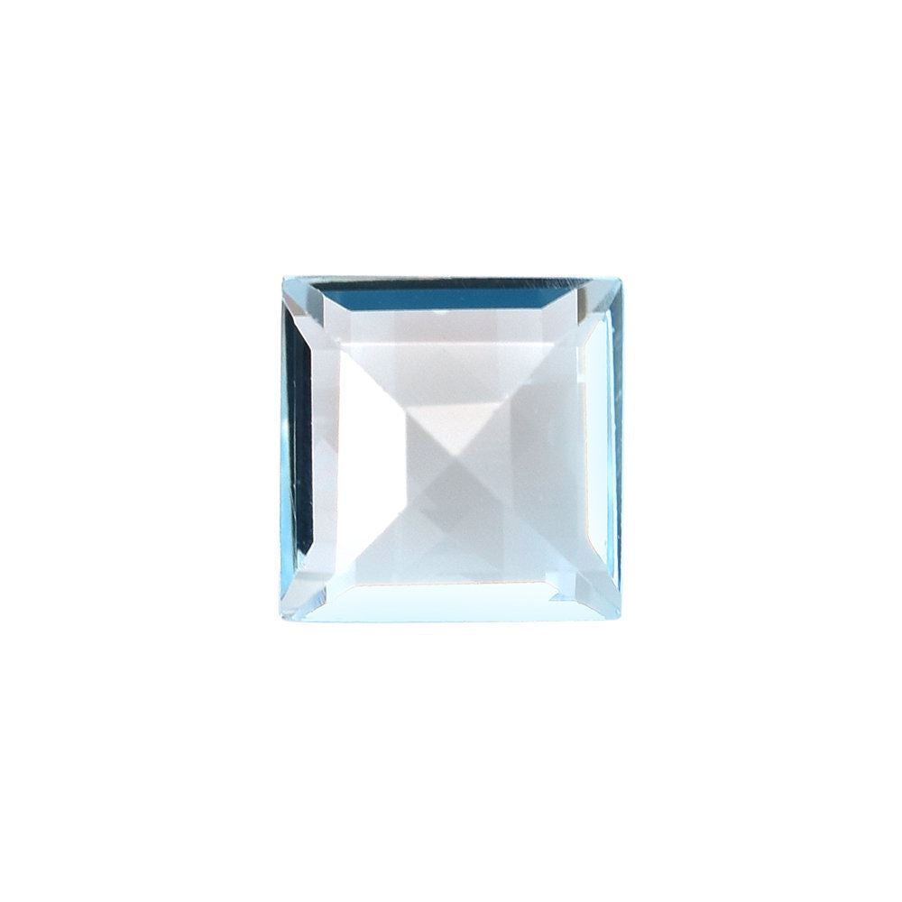 SKY BLUE TOPAZ STEP CUT SQUARE (NORMAL/CLEAN) 6X6MM 1.38 Cts.