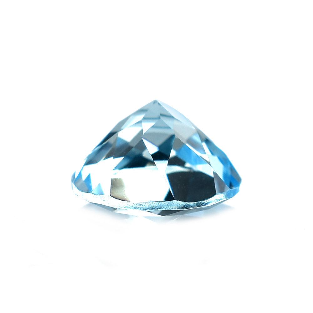 SKY BLUE TOPAZ CUT ROUND (NORMAL/CLEAN) 9X9MM 3.23 Cts.