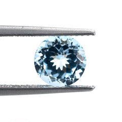 SKY BLUE TOPAZ CUT ROUND (TOP) 7.50MM 2.11 Cts.
