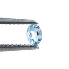 SKY BLUE TOPAZ CUT OVAL (NORMAL/CLEAN) 4X3MM 0.18 Cts.