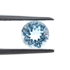 SKY BLUE TOPAZ CONCAVE CUT ROUND (NORMAL/CLEAN) 6.50X6.50MM 1.33 Cts.
