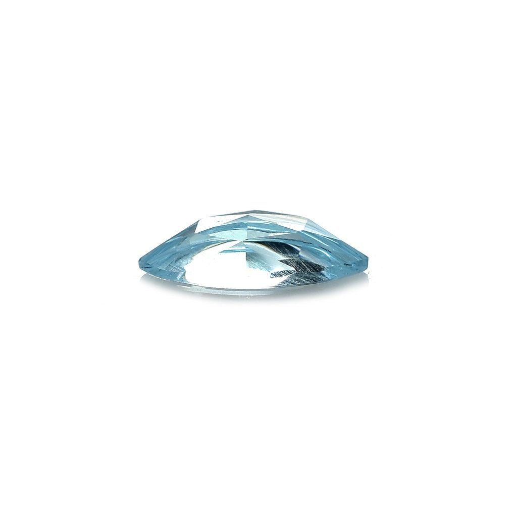 SKY BLUE TOPAZ ROSE CUT MARQUISE CAB (NORMAL/CLEAN) 8X4MM 0.58 Cts.