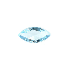 SKY BLUE TOPAZ ROSE CUT MARQUISE CAB (NORMAL/CLEAN) 8X4MM 0.58 Cts.
