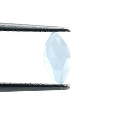 SKY BLUE TOPAZ ROSE CUT MARQUISE CAB (NORMAL/CLEAN) 8X4MM 0.58 Cts.