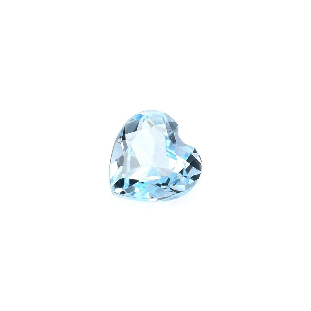 SKY BLUE TOPAZ CUT HEART (NORMAL/CLEAN) 4X4MM 0.33 Cts.