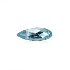 SKY BLUE TOPAZ CHECKER CUT BRIOLETTE PEAR (NORMAL/SI) (FULL DRILL) 9.00X6.00 MM 1.43 Cts.