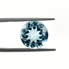 SKY BLUE TOPAZ CUT ROUND (NORMAL/CLEAN) 12.00X12.00 MM 7.95 Cts.