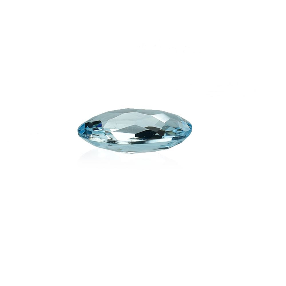 SKY BLUE TOPAZ IRREGULAR FACETED BRIOLETTE OVAL (NORMAL)(CLEAN) 14.00X10.00 MM 5.75 Cts.