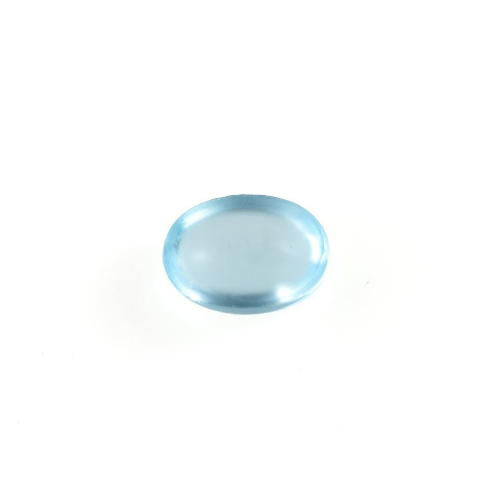 SKY BLUE TOPAZ PLAIN OVAL CAB (NORMAL)(SI) 7.00X5.00 MM 1.05 Cts.