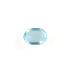 SKY BLUE TOPAZ PLAIN OVAL CAB (NORMAL)(SI) 7.00X5.00 MM 1.05 Cts.