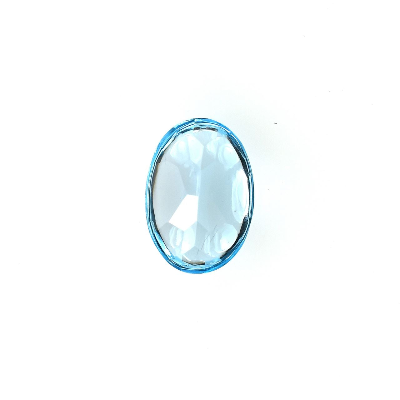 SKY BLUE TOPAZ PLAIN TOP CUT OVAL (TOP)(CLEAN) 7.00X5.00 MM 0.95 Cts.