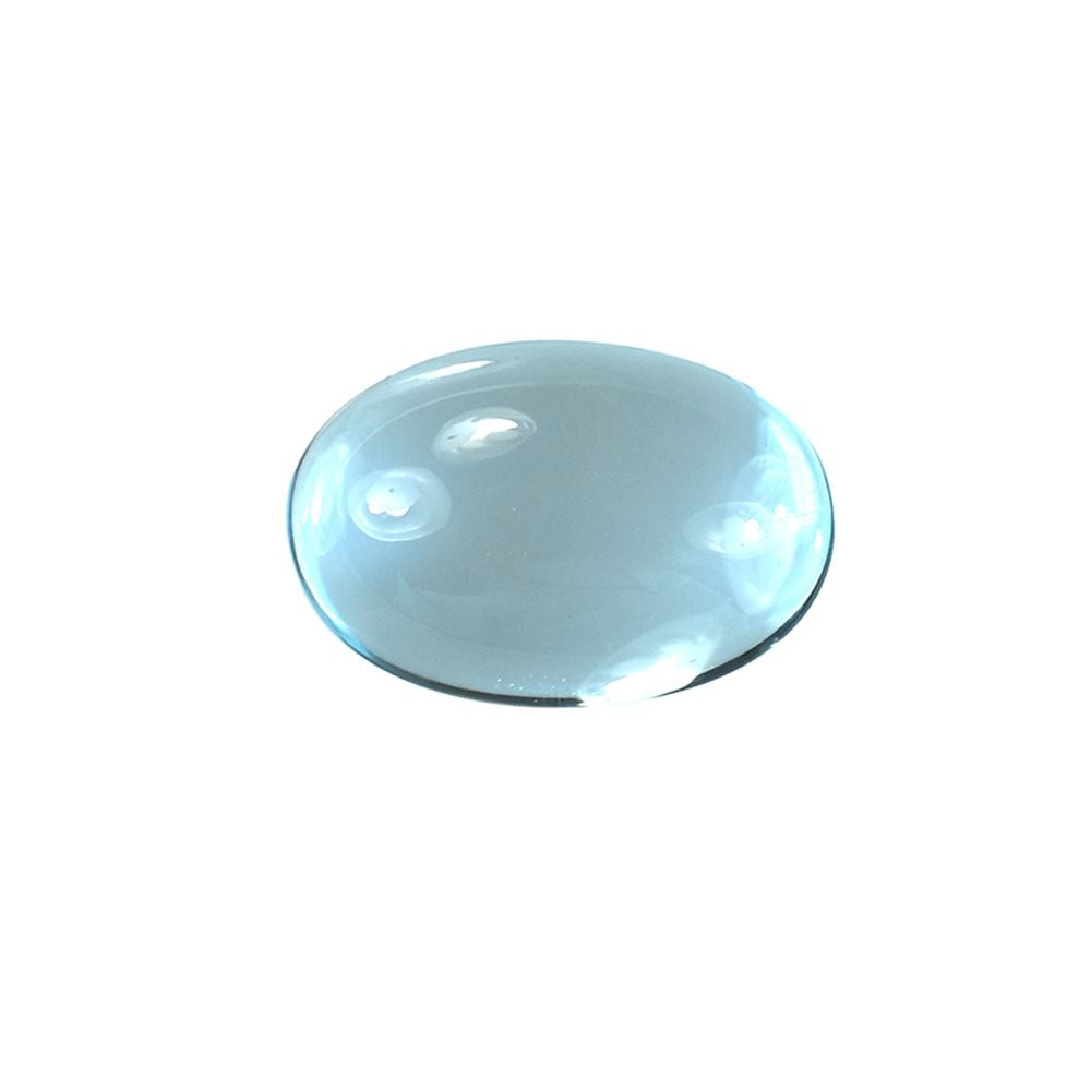SKY BLUE TOPAZ PLAIN OVAL CAB (NORMAL)(CLEAN) 12.00X8.00 MM 4.20 Cts.