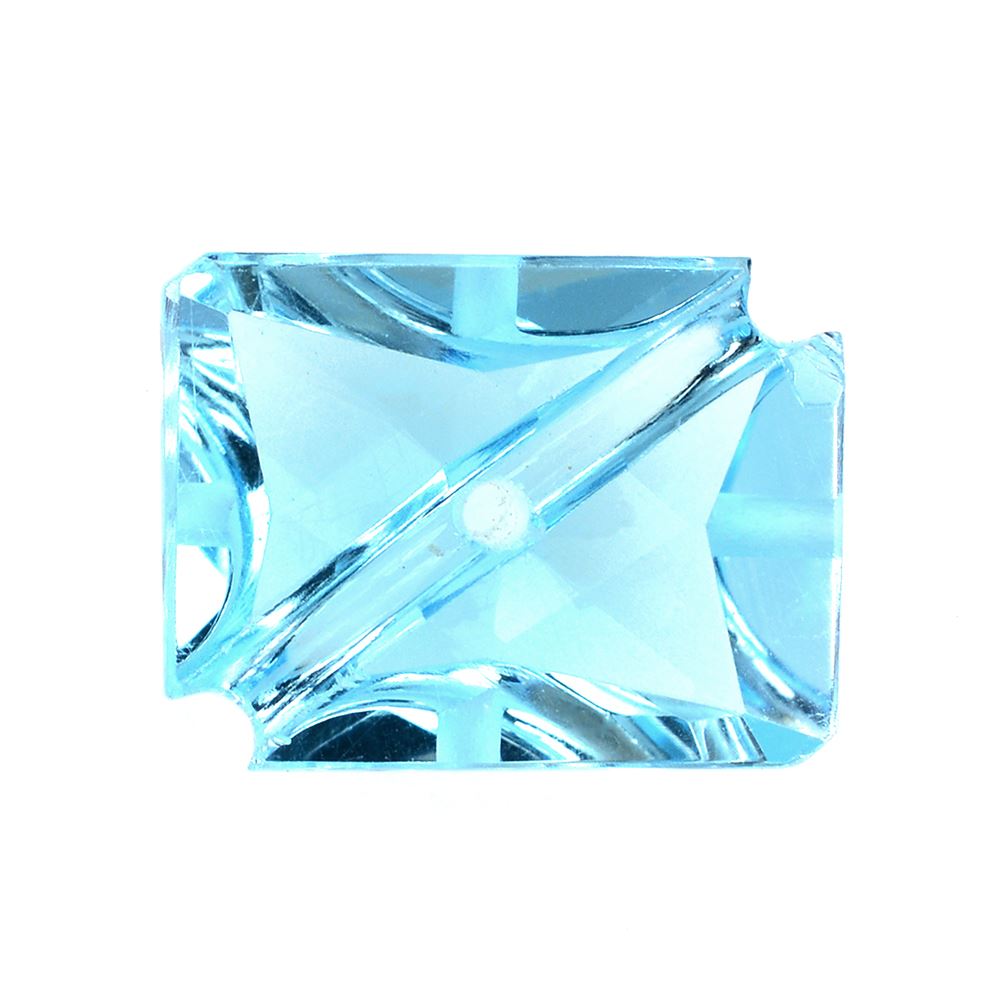 SKY BLUE TOPAZ OCTAGON CABS WITH CARVED BELT (DES#27) 16X12MM 10.68 Cts.