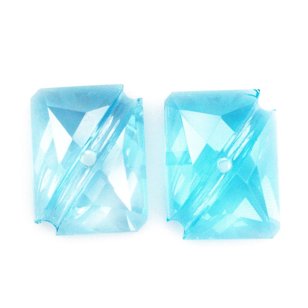 SKY BLUE TOPAZ OCTAGON CABS WITH CARVED BELT (DES#27) 16X12MM 10.68 Cts.