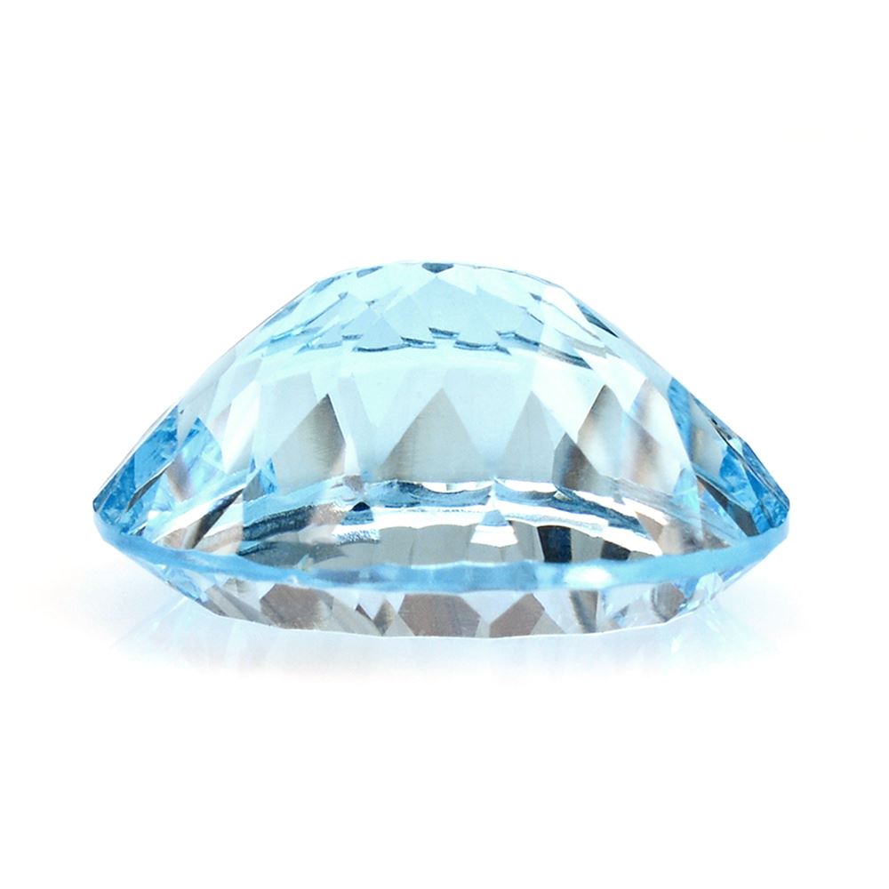 SKY BLUE TOPAZ CONCAVE CUT OVAL (DES#73) 18X13MM 14.77 Cts.